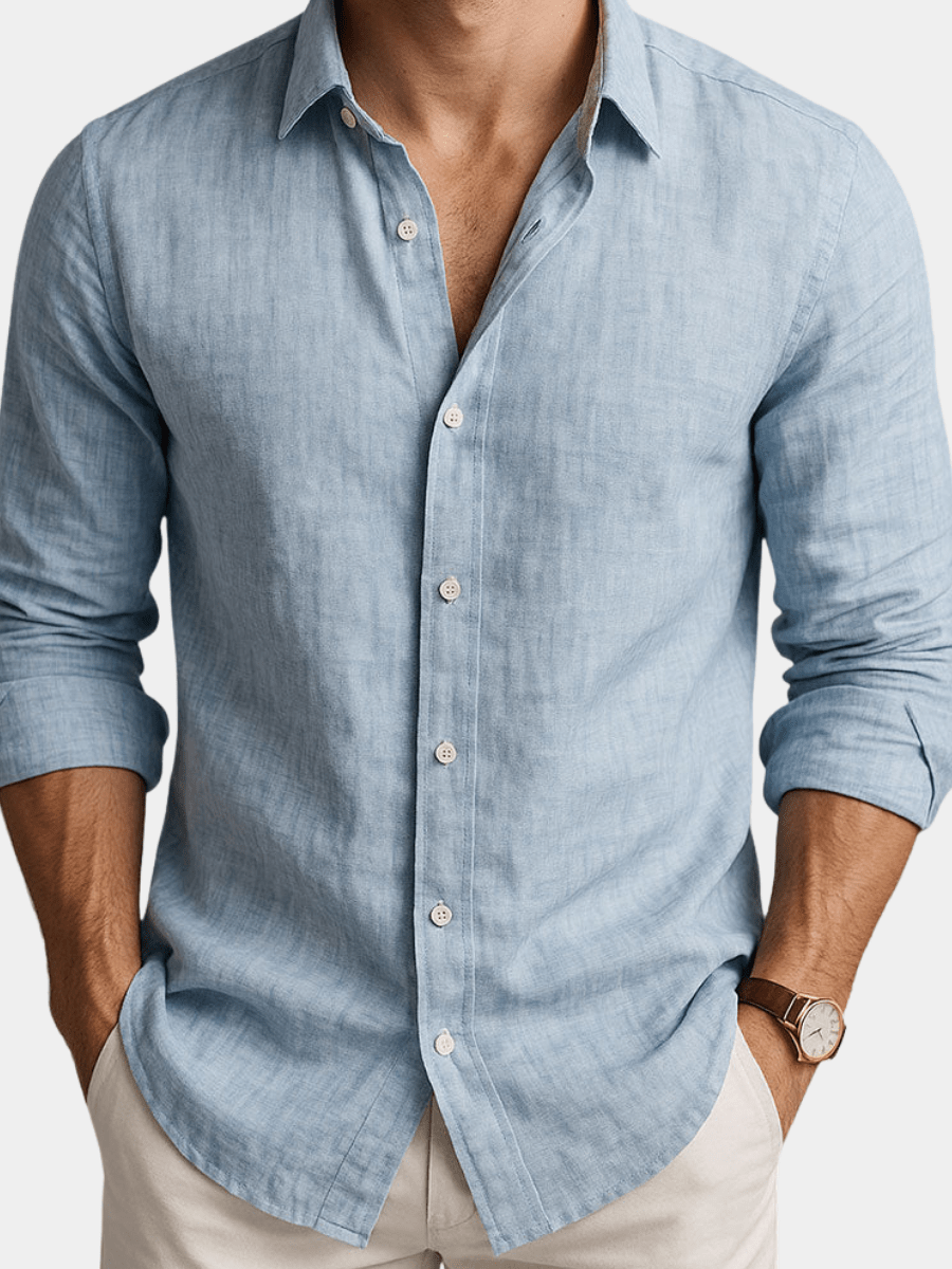 Amalfi Linen Shirt – Lightweight, Breathable Summer Essential - Mercer Society