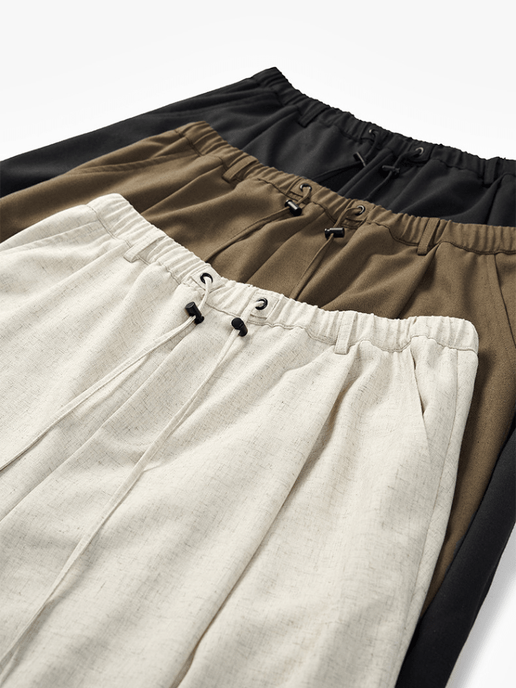 Loom Wide Trouser Brown - Mercer Society