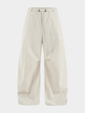 Loom Wide Trouser Beige