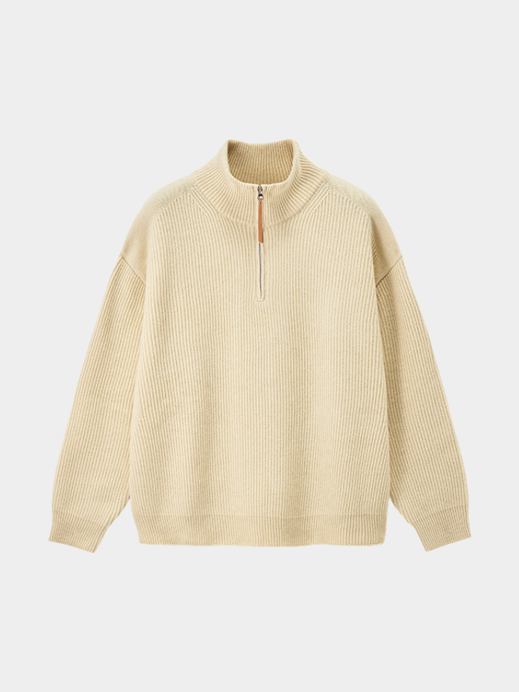 Mock-Neck Sweater