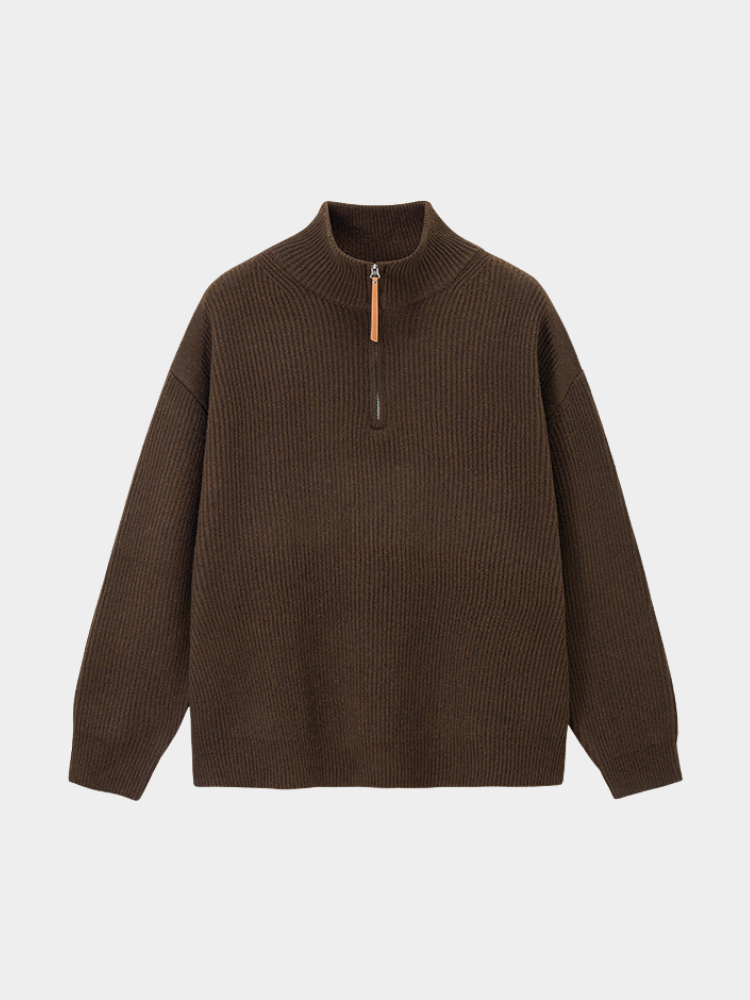 Mock-Neck Sweater