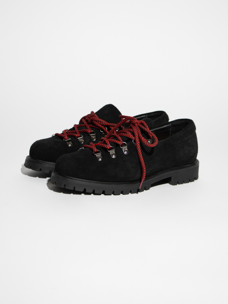 Heritage Derby Black Suede