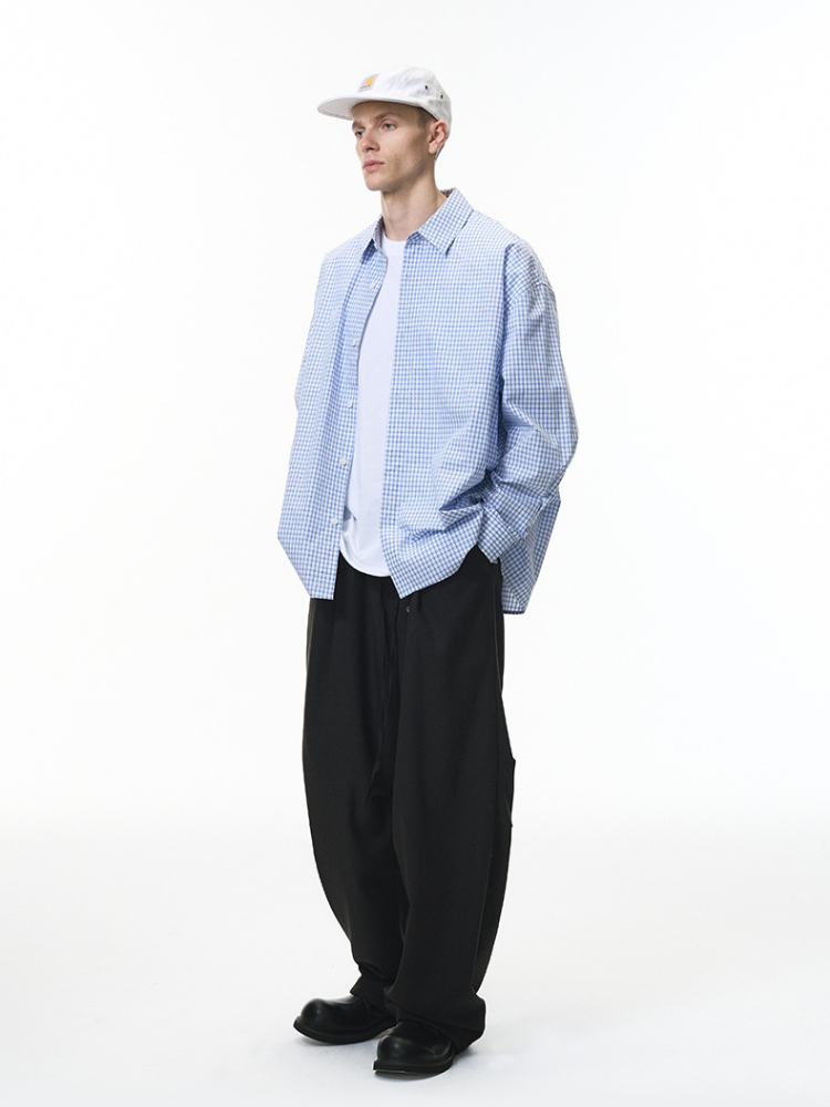 Loom Wide Trouser Black