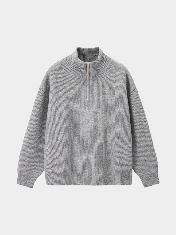 Mock-Neck Sweater