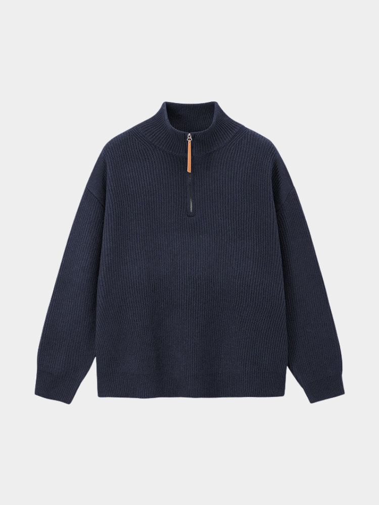 Mock-Neck Sweater