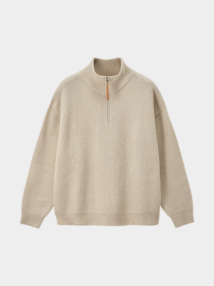 Mock-Neck Sweater