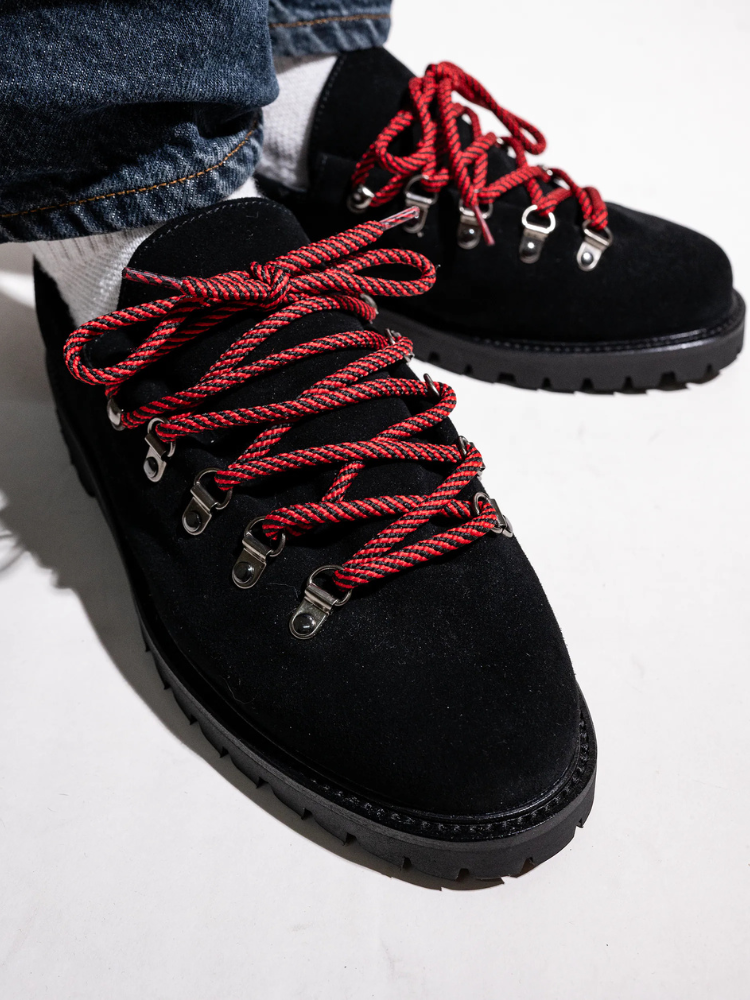 Heritage Derby Black Suede