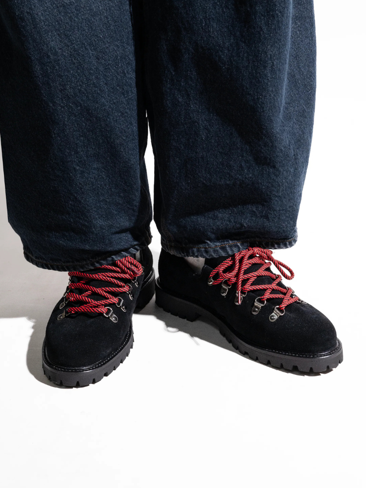 Heritage Derby Black Suede