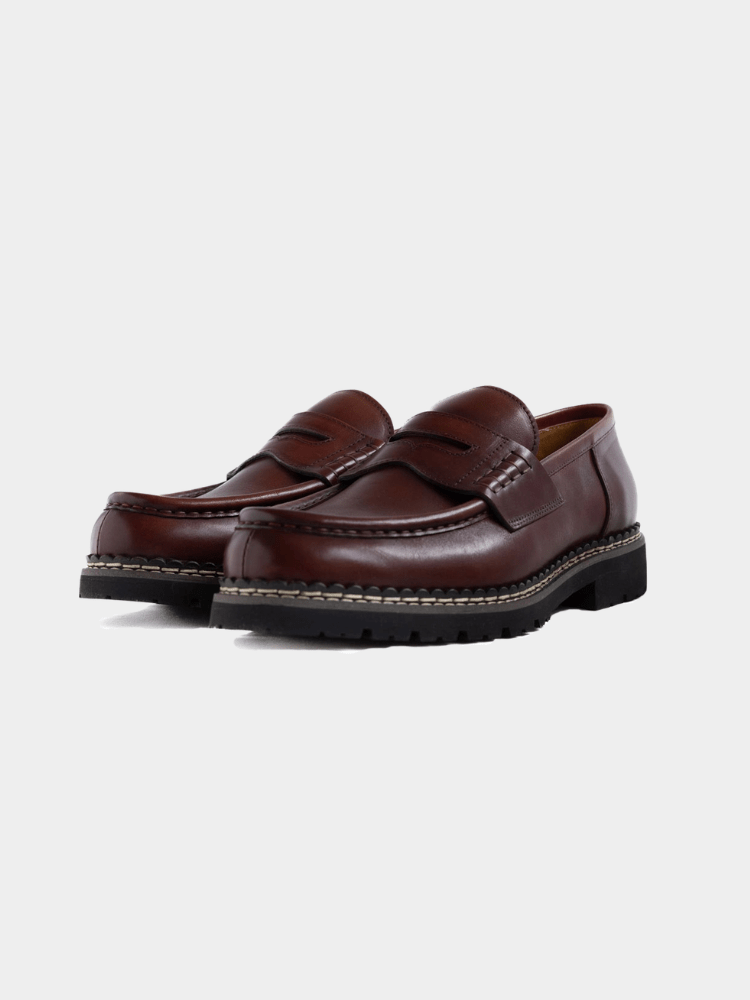 Atlas Loafer Rust - Mercer Society
