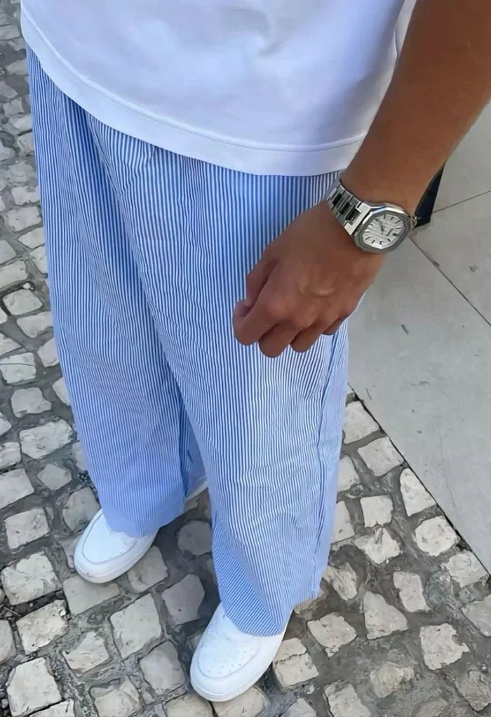 BARI Striped Pants - Modern & Flattering Style - Mercer Society