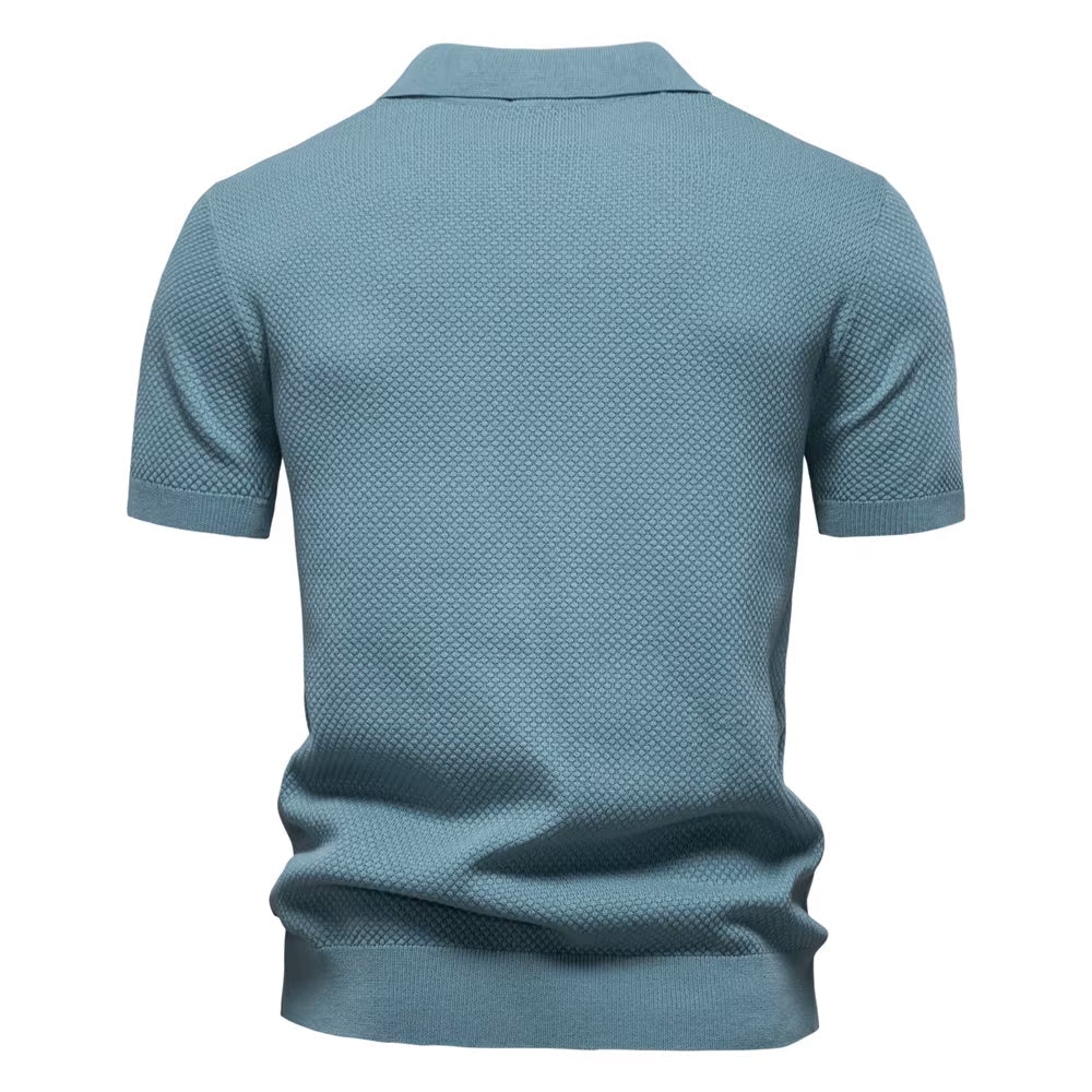 Capri V-Neck Polo Shirt - Mercer Society