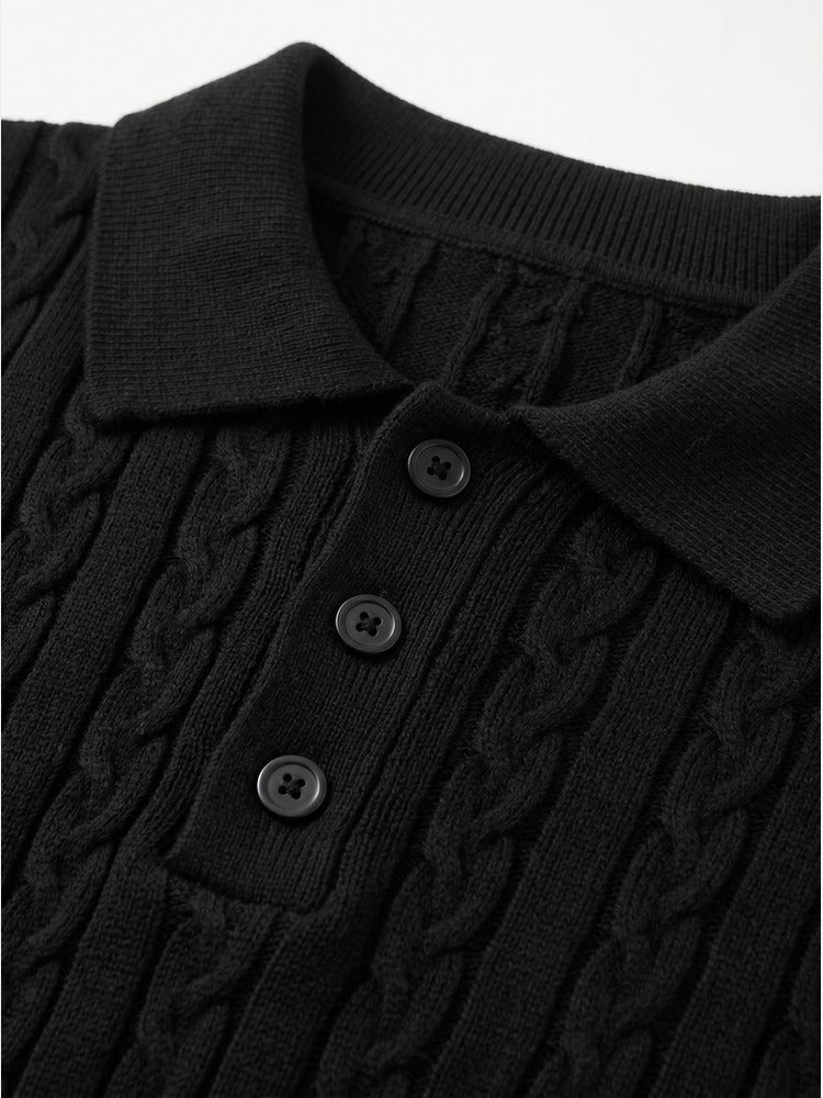 Cove Polo - Black - Mercer Society