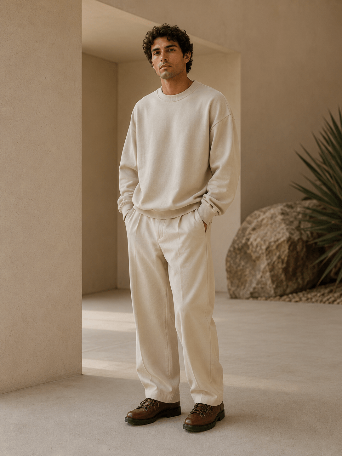 Curved Sweater - Mercer Society
