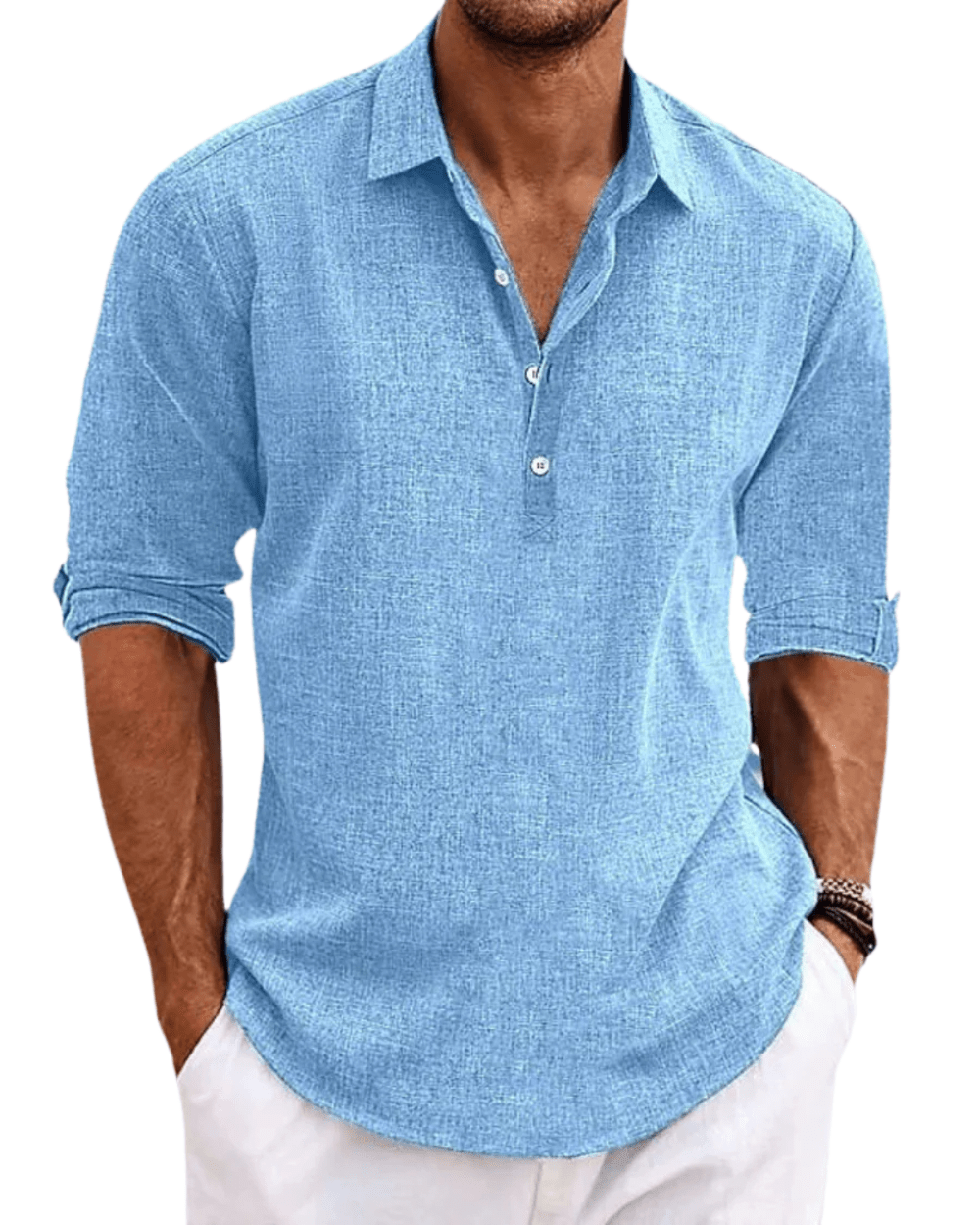 FIRENZE Summer Linen Casual Shirt - Lightweight, Breathable Everyday Style - Mercer Society