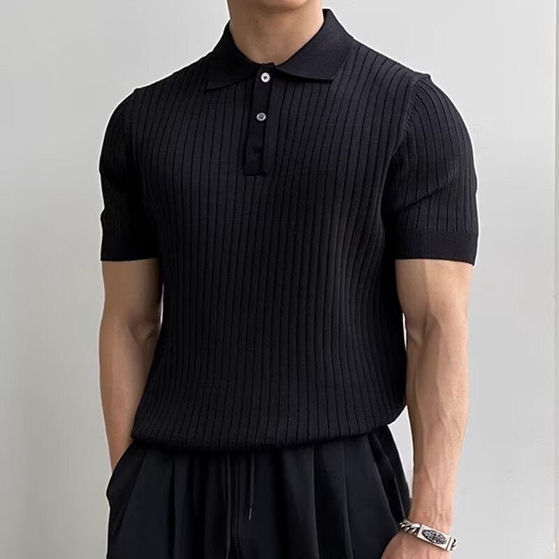 GIMCHEON Premium Knit Polo Shirt - Mercer Society