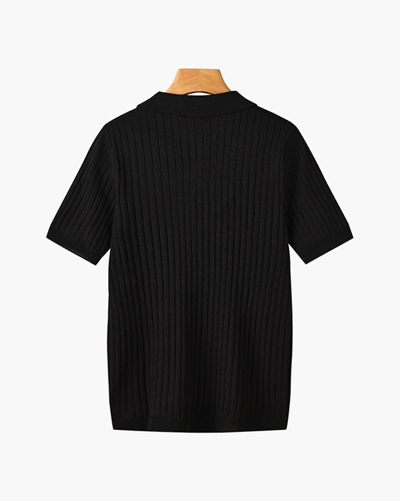 GIMCHEON Premium Knit Polo Shirt - Mercer Society