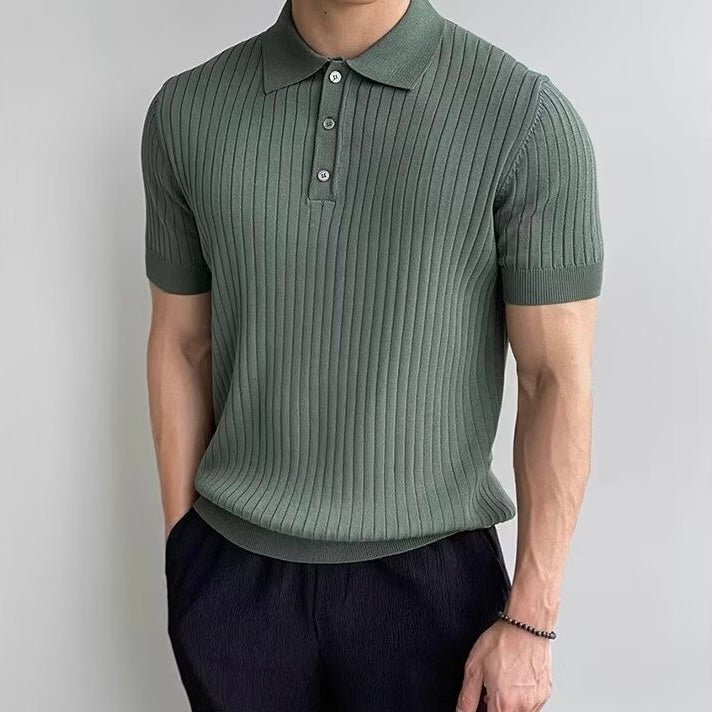 GIMCHEON Premium Knit Polo Shirt - Mercer Society