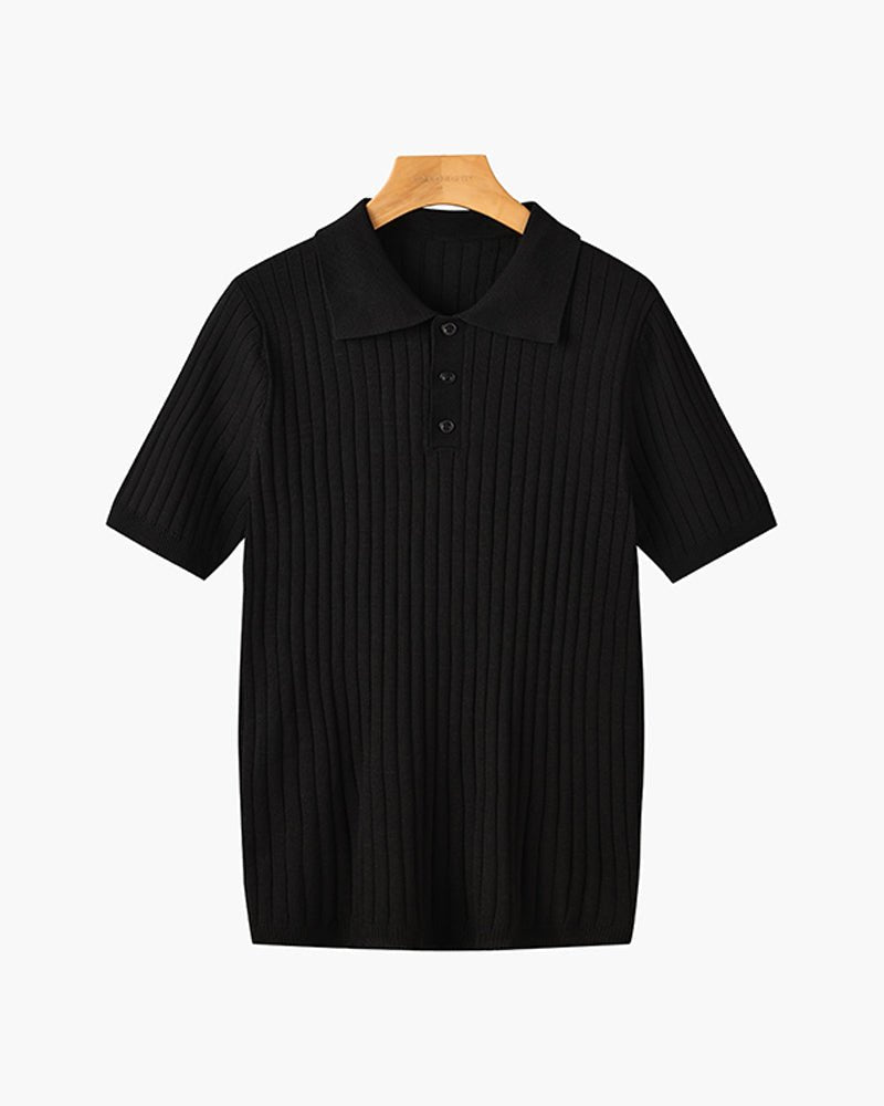 GIMCHEON Premium Knit Polo Shirt - Mercer Society