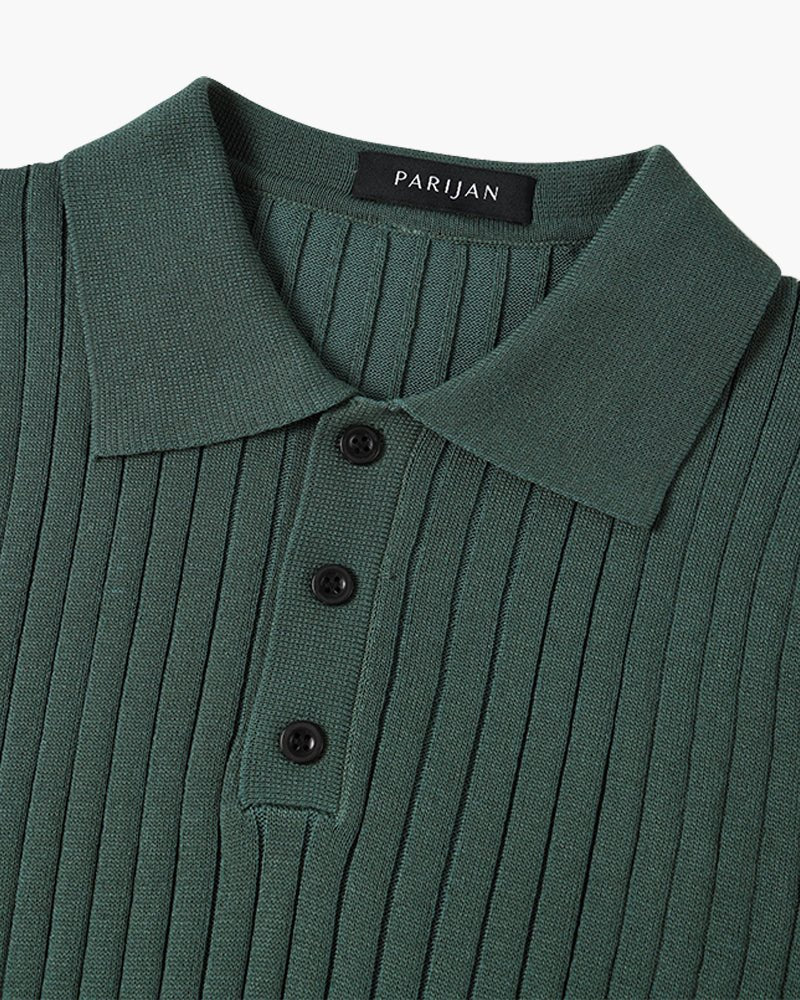GIMCHEON Premium Knit Polo Shirt - Mercer Society