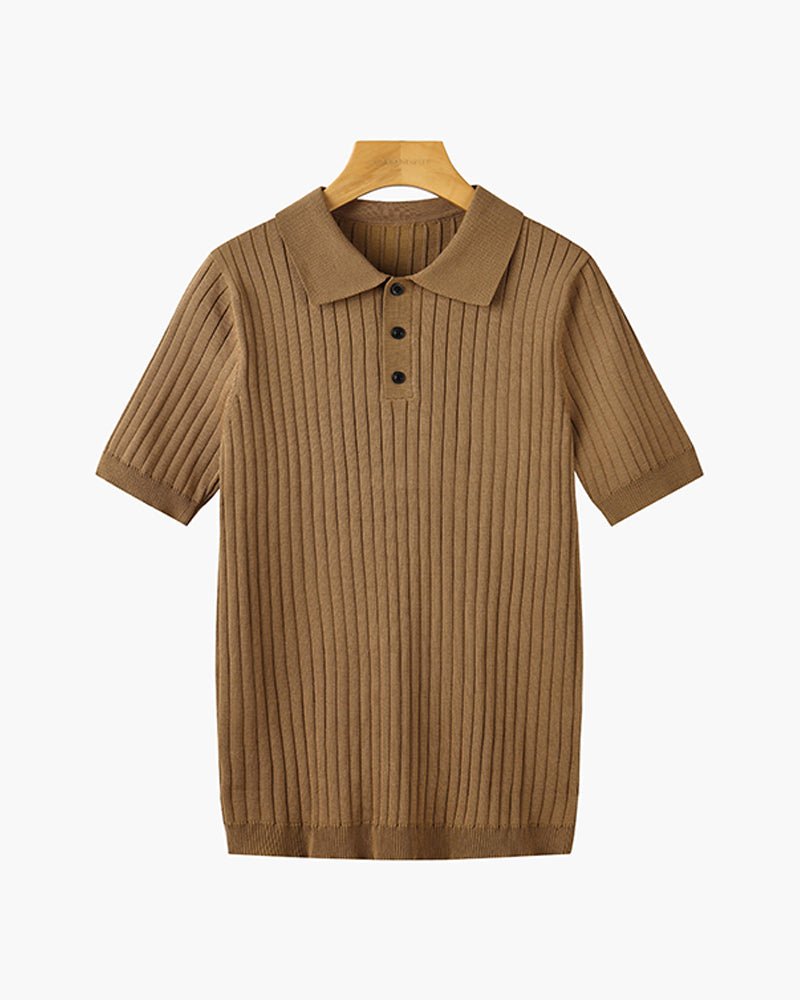 GIMCHEON Premium Knit Polo Shirt - Mercer Society