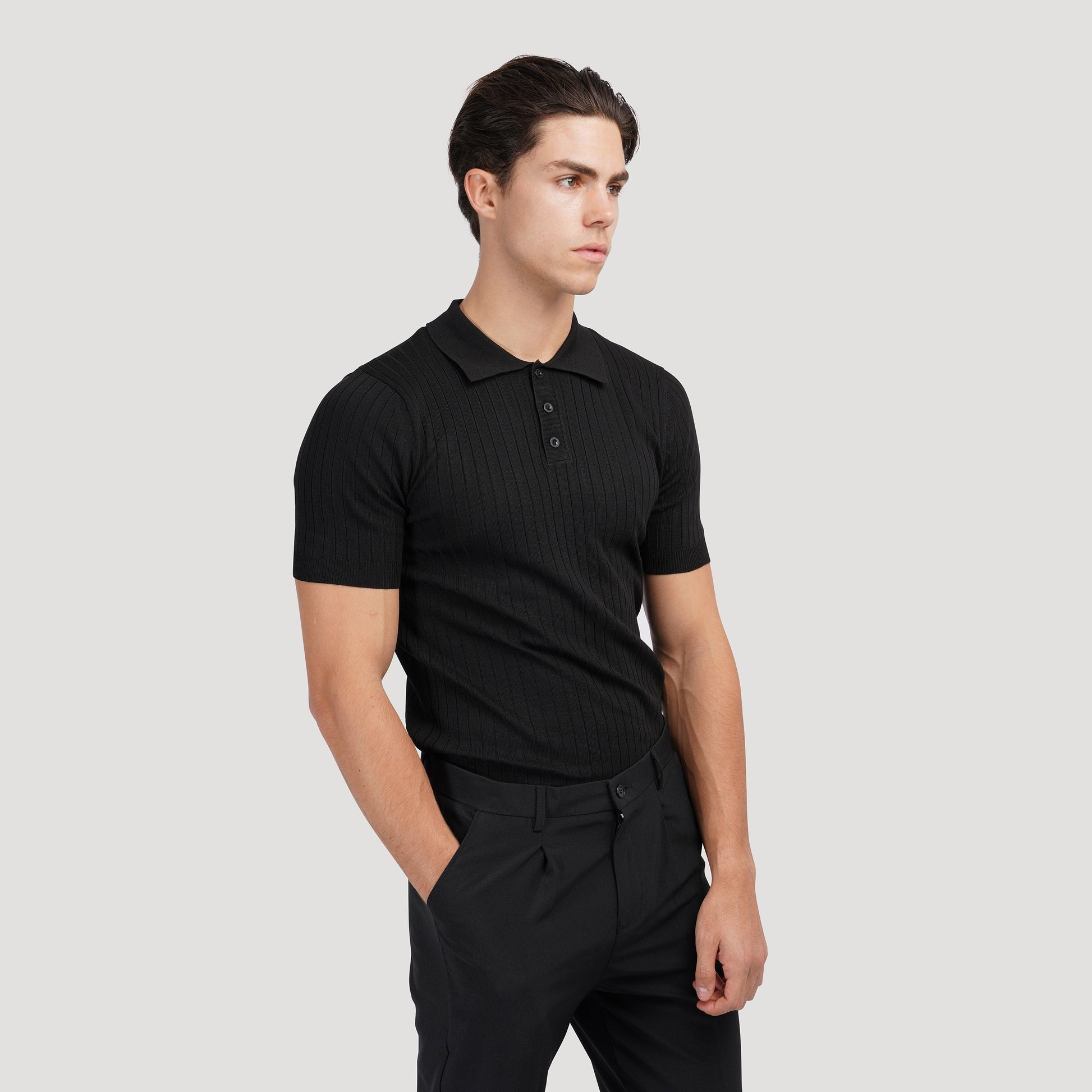 GIMCHEON Premium Knit Polo Shirt - Mercer Society