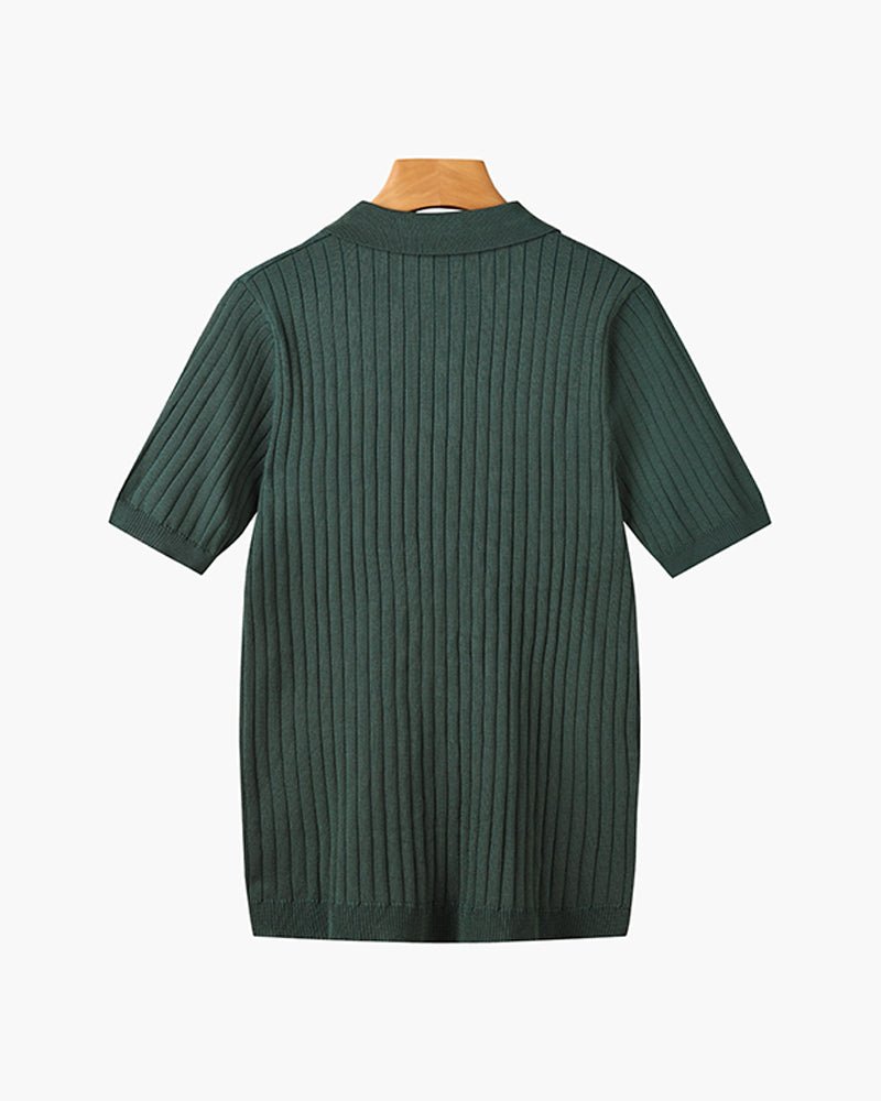 GIMCHEON Premium Knit Polo Shirt - Mercer Society