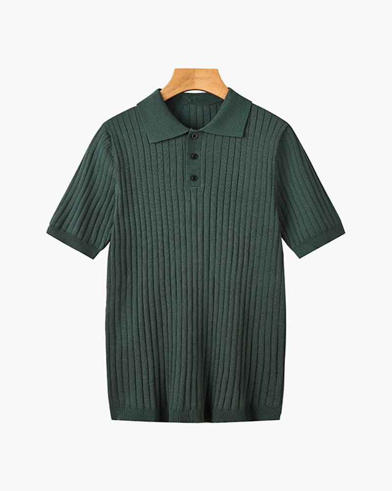 GIMCHEON Premium Knit Polo Shirt - Mercer Society