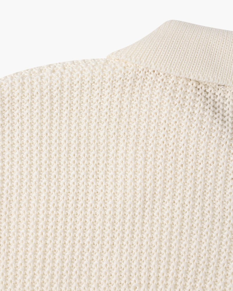 GONGJU Zip-Up Cozy Knit Sweater - Mercer Society