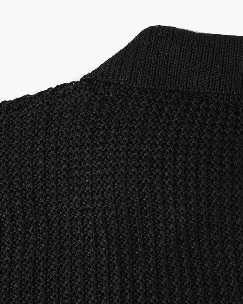 GONGJU Zip-Up Cozy Knit Sweater - Mercer Society