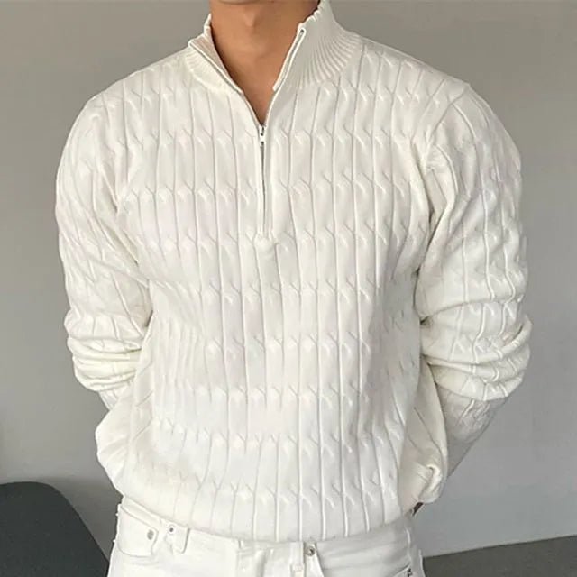 Gwangju Half-Zip Knit Sweater - Mercer Society