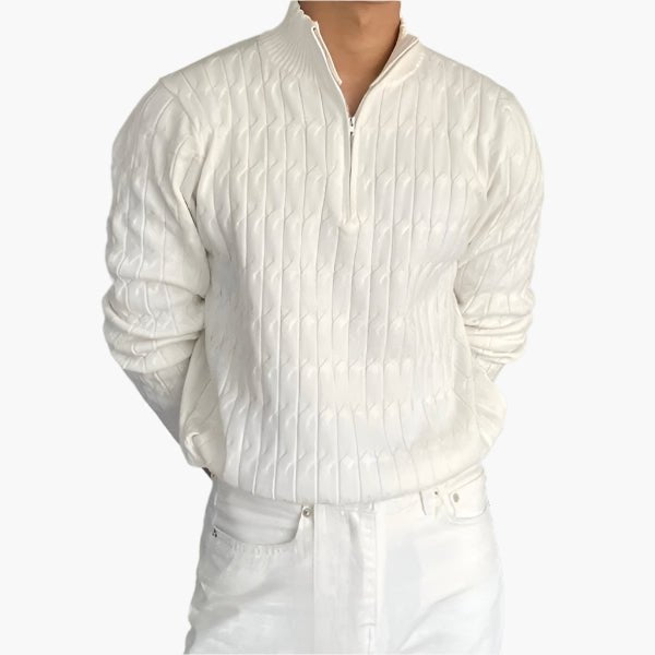Gwangju Half-Zip Knit Sweater - Mercer Society