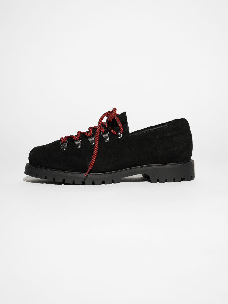 Heritage Derby Black Suede - Mercer Society