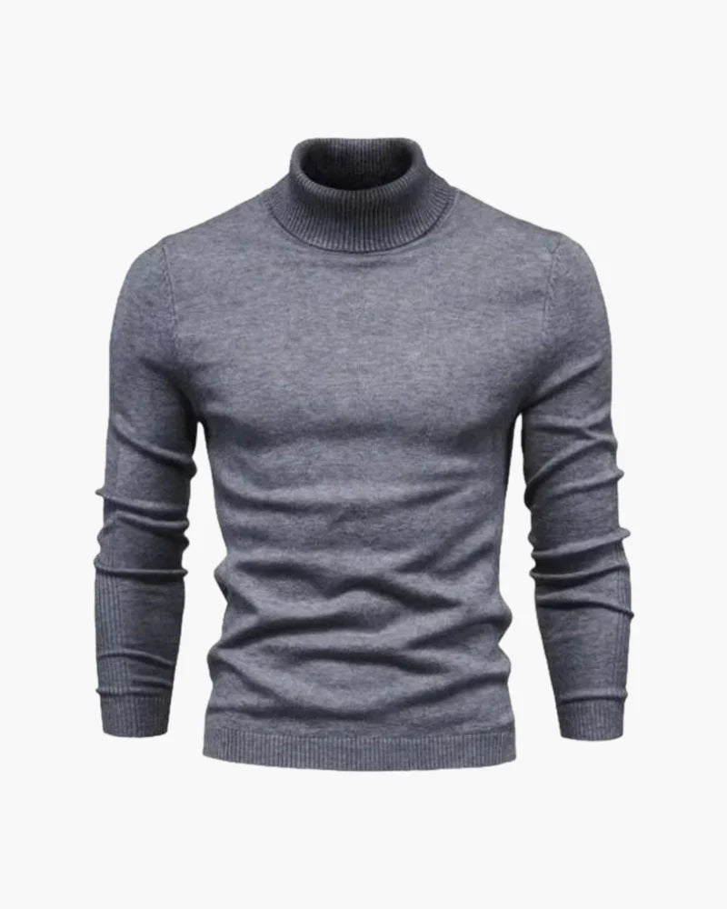 JANGSAN Merino Wool Turtleneck Sweater - Mercer Society