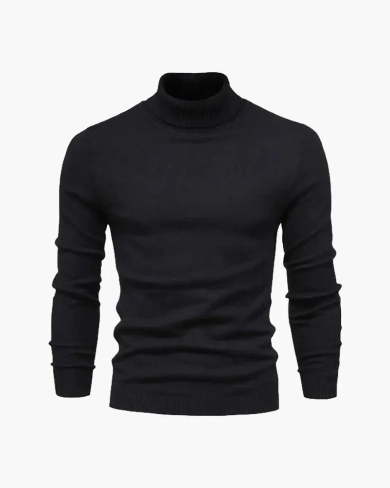 JANGSAN Merino Wool Turtleneck Sweater - Mercer Society