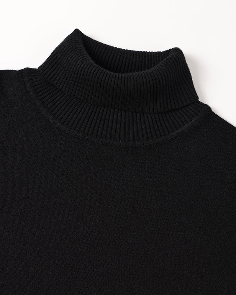 JANGSAN Merino Wool Turtleneck Sweater - Mercer Society