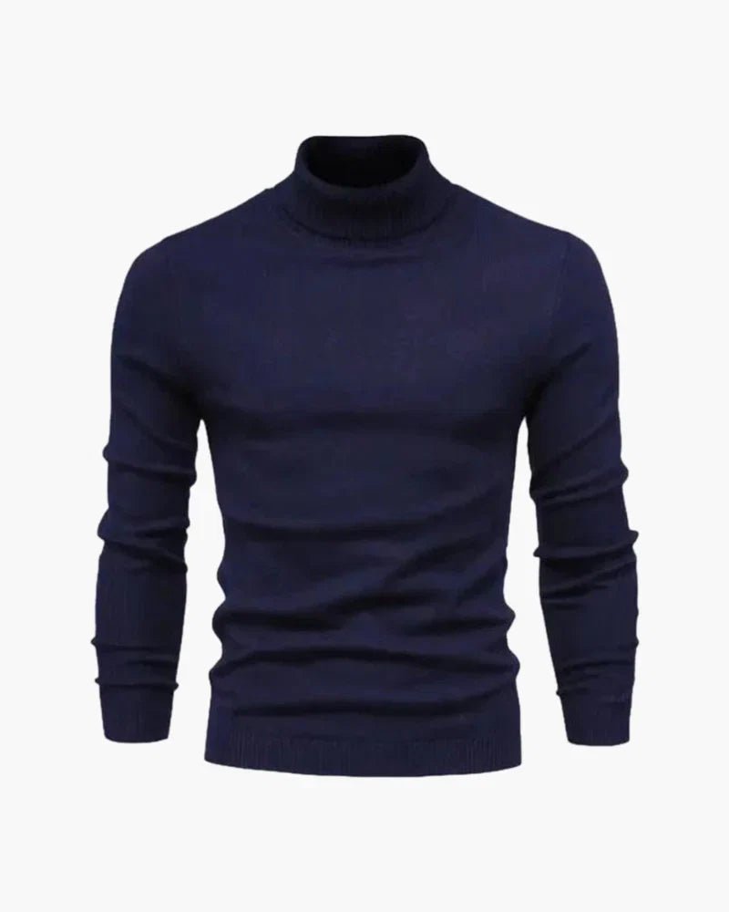 JANGSAN Merino Wool Turtleneck Sweater - Mercer Society