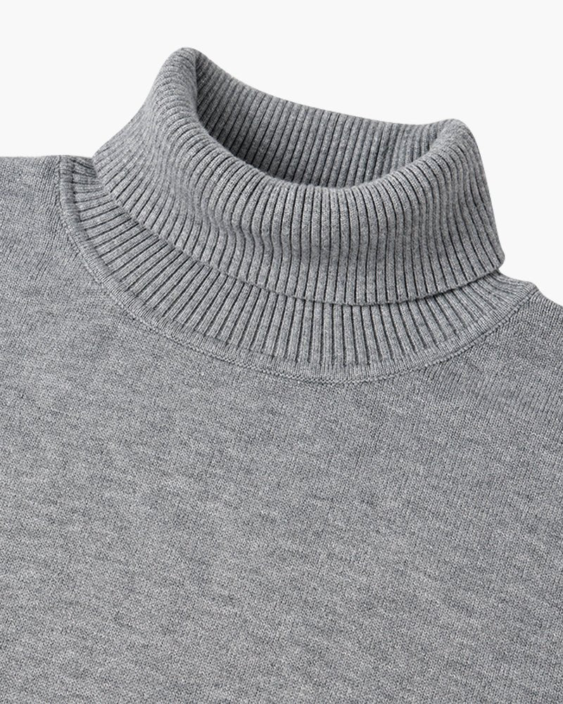 JANGSAN Merino Wool Turtleneck Sweater - Mercer Society