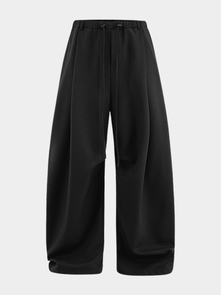 Loom Wide Trouser Black - Mercer Society