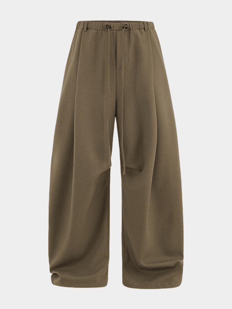 Loom Wide Trouser Brown - Mercer Society