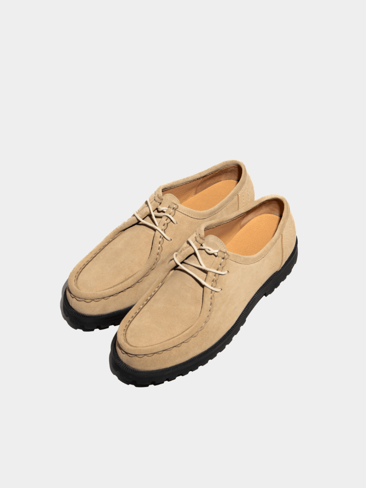 Lug Moc Derby Beige - Mercer Society