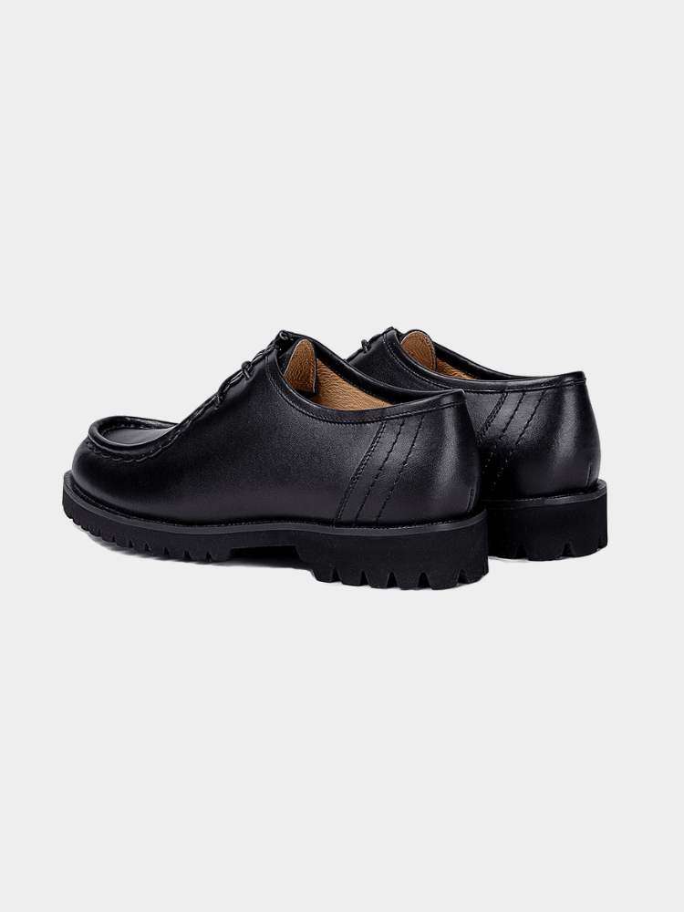 Lug Moc Derby Black - Mercer Society