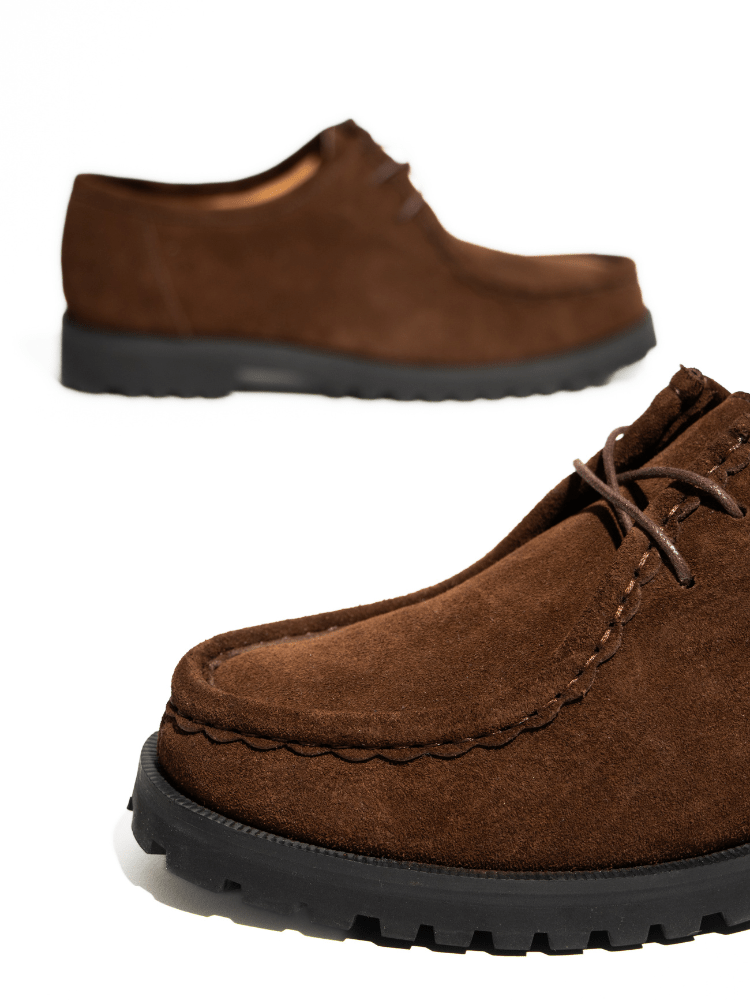 Lug Moc Derby Brown - Mercer Society