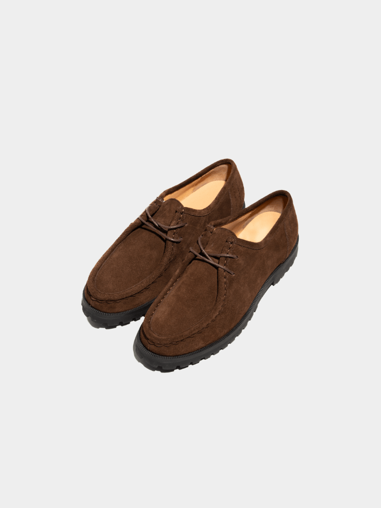 Lug Moc Derby Brown - Mercer Society