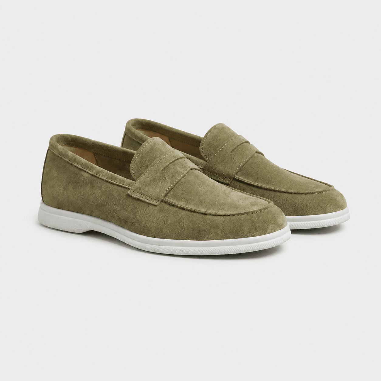 Mayfair Suede Penny Loafers - Timeless, Luxurious Slip-On Shoes - Mercer Society