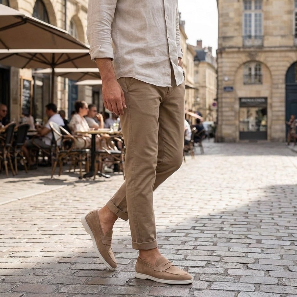 Mayfair Suede Penny Loafers - Timeless, Luxurious Slip-On Shoes - Mercer Society