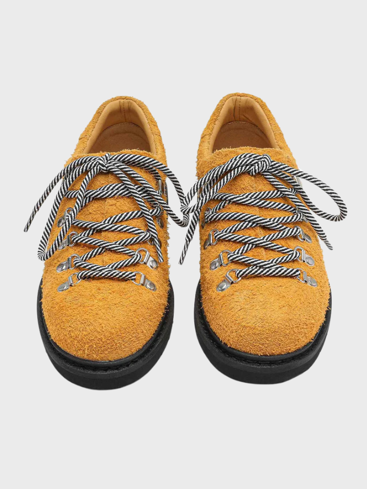Mercer Society Summit Derby shoe in Amber Dust leather, EU38/UK5.5/US6, displayed on a clean white background.