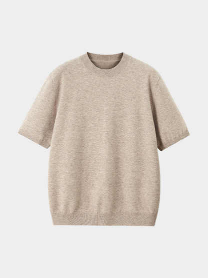 Mercer Society Old Money shirt showing classic button-up design with a subtle pattern in neutral tones.