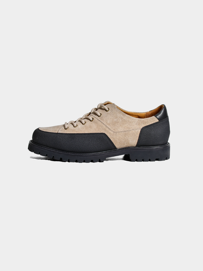 Mercer Society Ridgeworks Low Khaki shoes in EU38/UK5.5/US6, featuring a casual low-profile design in khaki color.