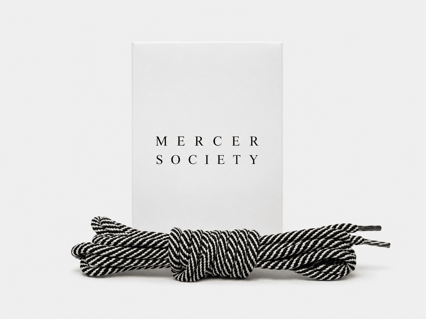 Mercer Society Laces Black/White - Mercer Society