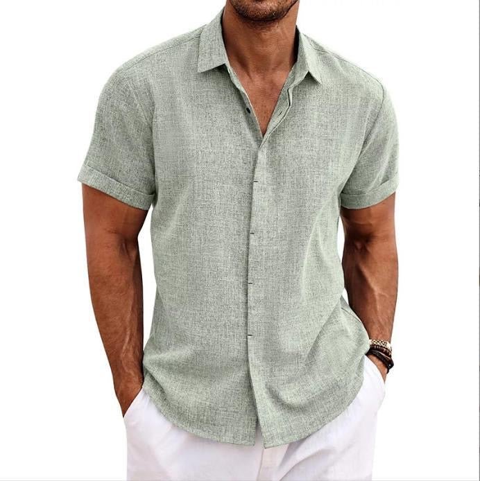 MIAMI Short-Sleeve Linen Shirt - Lightweight, Breathable Comfort - Mercer Society